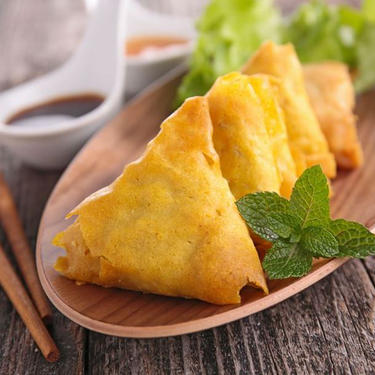 5 Samoussa au curry